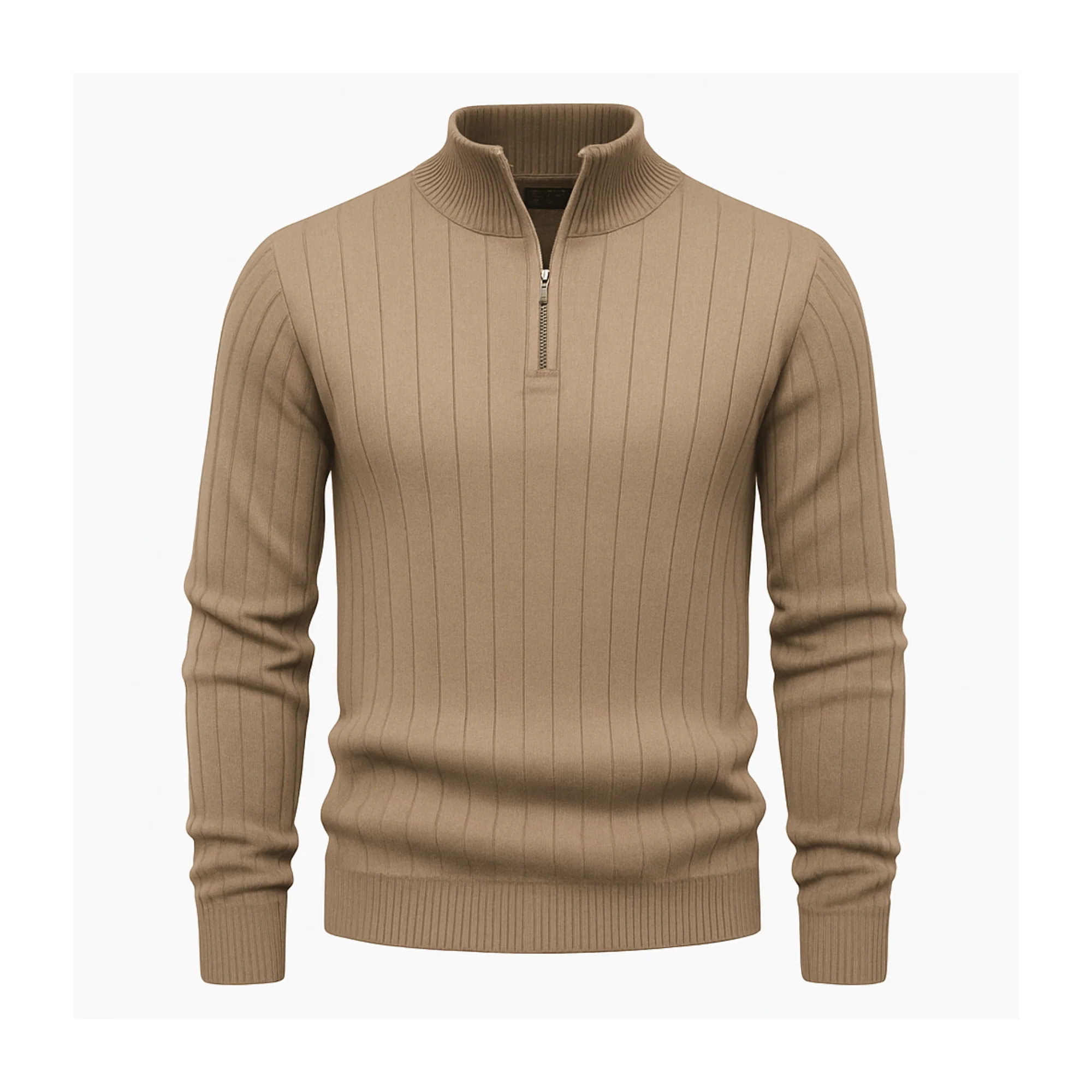 Zip Classic Knit Sweater